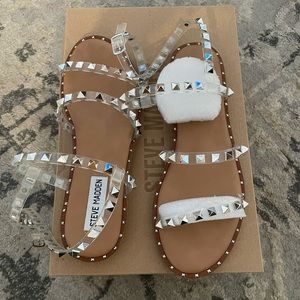 Steve  Madden Clear Sandals